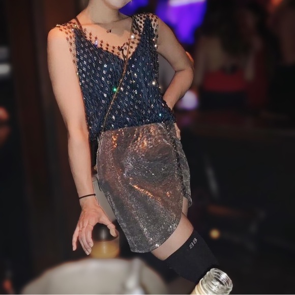 Sequins party miniskirts - Picture 4 of 8